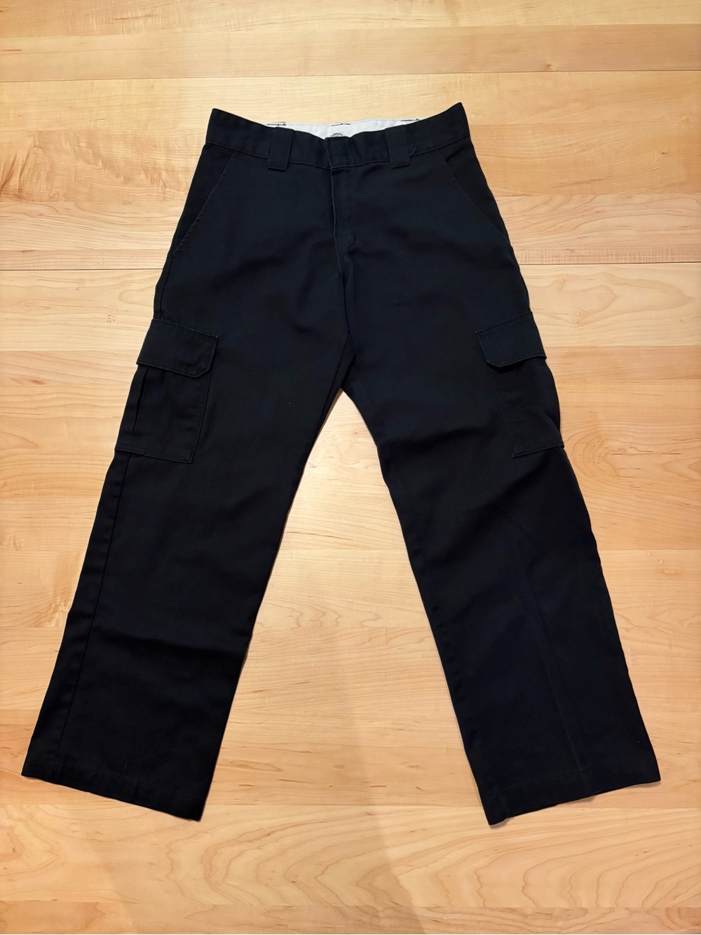 Dickies Black Straight-Leg Work Cargo Pants
